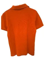 Vorschaubild 2 von Poloshirt Herren Gr. M Orange Baumwolle Kurzarm