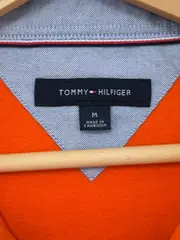 Vorschaubild 5 von Poloshirt Herren Gr. M Orange Baumwolle Kurzarm