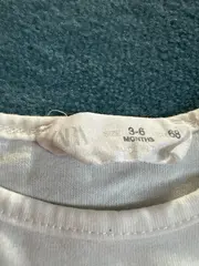 Vorschaubild 7 von Baby Langarmshirt Gr. 68 Beige Hasenmotiv Ballon Baumwolle