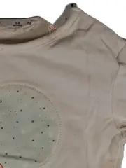 Vorschaubild 5 von Baby Langarmshirt Gr. 68 Beige Hasenmotiv Ballon Baumwolle