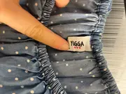 Vorschaubild 2 von Mädchen Sommerkleid Gr. 146/152 Blau Punkte Off-Shoulder