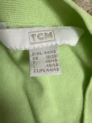 Vorschaubild 4 von TCM Strickjacke Damen Grün Rippstrick V-Ausschnitt Langarm Gr. 44 XXL