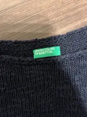 Vorschaubild 3 von Damen Pullover LOVE Strick Blau Gr. XL