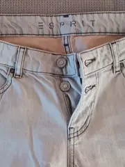 Vorschaubild 4 von Damen Jeans Hose Slim Fit Gr. 38 Beige Casual