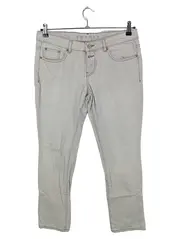 Vorschaubild 1 von Damen Jeans Hose Slim Fit Gr. 38 Beige Casual