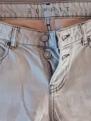 Vorschaubild 5 von Damen Jeans Hose Slim Fit Gr. 38 Beige Casual