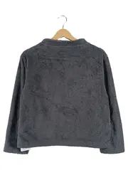 Vorschaubild 1 von Damen Fleecepullover Grau Gr. 36/S Basic Langarm
