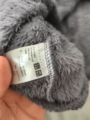 Vorschaubild 3 von Damen Fleecepullover Grau Gr. 36/S Basic Langarm