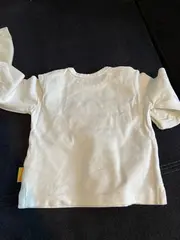 Vorschaubild 3 von Baby Langarmshirt Gr. 56 Weiß mit Teddy-Applikation Casual
