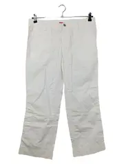 Vorschaubild 1 von Damen Stoffhose Gr. 42 Weiß Baumwolle Casual Hose