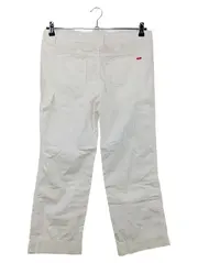 Vorschaubild 2 von Damen Stoffhose Gr. 42 Weiß Baumwolle Casual Hose