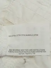 Vorschaubild 4 von Damen Stoffhose Gr. 42 Weiß Baumwolle Casual Hose