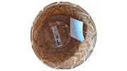 Vorschaubild 2 von KLYNNON Aufbewahrungskorb Holz Braun 14x15cm Natur Korb
