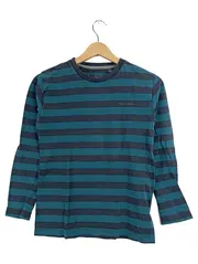 Vorschaubild 1 von Kinder Langarmshirt Gestreift Petrol Gr. 152x158