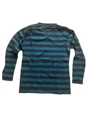 Vorschaubild 2 von Kinder Langarmshirt Gestreift Petrol Gr. 152x158