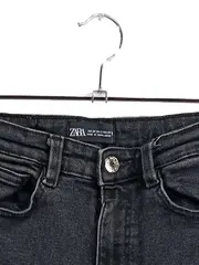 Vorschaubild 2 von Damen Slim Fit Jeans Hose Schwarz Größe 34 XS W26
