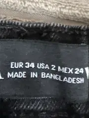Vorschaubild 3 von Damen Slim Fit Jeans Hose Schwarz Größe 34 XS W26