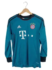 Vorschaubild 1 von FC Bayern München Torwart Trikot Herren XL Petrol Langarm
