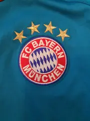 Vorschaubild 2 von FC Bayern München Torwart Trikot Herren XL Petrol Langarm