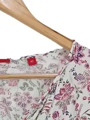 Vorschaubild 3 von Damen Bluse Blumenmuster Gr. 40 Mehrfarbig Casual Langarm