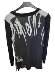 Vorschaubild 2 von Damen Langarmshirt Gr. 42/XL Mehrfarbig Abstrakt
