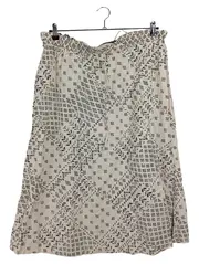 Vorschaubild 1 von Damen A-Linienrock Gr. 40;L Beige Wolle Maxirock