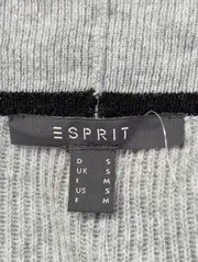 Vorschaubild 3 von Damen Strickjacke Grau 36/S Klassisch Elegant Wolle Kaschmir Cardigan