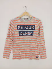 Vorschaubild 2 von Retour Kinder Langarmshirt gestreift Gr. 13-14 Mehrfarbig Casual