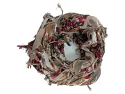 Vorschaubild 1 von Damen Schal Tuch Blumenmuster Fransen Beige Rot Bohemian