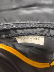 Vorschaubild 5 von Damen Umhängetasche Clutch Gelb Leder Stoff 28x20cm