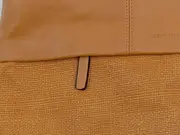 Vorschaubild 4 von Damen Umhängetasche Clutch Gelb Leder Stoff 28x20cm