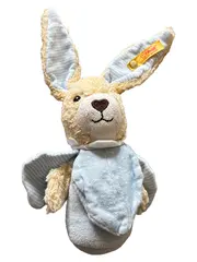 Vorschaubild 1 von Schmusetuch Hase gestreift Punkte Baumwolle Baby Kinder