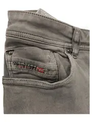 Vorschaubild 2 von Jeans Herren Slim Fit W32 Grau Used Look Destroyed Stretch