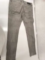 Vorschaubild 3 von Jeans Herren Slim Fit W32 Grau Used Look Destroyed Stretch