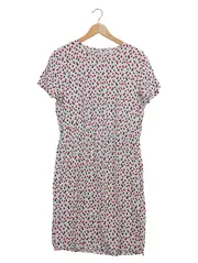 Vorschaubild 1 von Damen Freizeitkleid Gr. 38 M Mehrfarbig Dreieckmuster Viskose