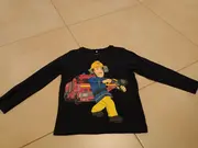 Vorschaubild 2 von Langarmshirt Feuerwehrmann Sam Kinder Gr. 104 Dunkelblau