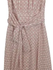 Vorschaubild 2 von Damen festliches Kleid gepunktet Rosa Gr. 36 Elegant