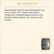 Vorschaubild 3 von Harry Potter Kartenspiel Kinder Sammelspiel