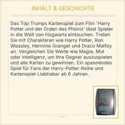 Vorschaubild 4 von Harry Potter Kartenspiel Kinder Sammelspiel