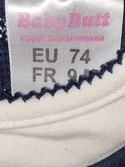 Vorschaubild 4 von Baby Butt Mädchen Kleid Gr. 74 Blau Schleifen Baumwolle Sommerkleid