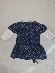 Vorschaubild 7 von Baby Butt Mädchen Kleid Gr. 74 Blau Schleifen Baumwolle Sommerkleid