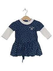 Vorschaubild 1 von Baby Butt Mädchen Kleid Gr. 74 Blau Schleifen Baumwolle Sommerkleid