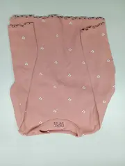 Vorschaubild 3 von Langarmshirt Mädchen Gr. 86 Rosa Blumen Rippstrick Rüschen