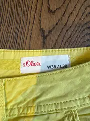 Vorschaubild 4 von Damen Stoffhose Casual Uni Gelb W36 L30