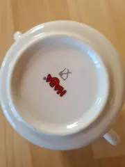 Vorschaubild 3 von Kindertasse Henkeltasse Keramik Weiß Farbenfroh Kindermotiv Punkte 250ml