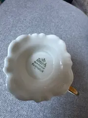 Vorschaubild 4 von Porzellan Teetasse Serie Pompadour Rosenmotiv Goldrand Selb Germany