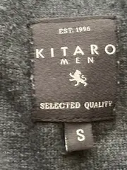 Vorschaubild 6 von Herren Pullover V-Ausschnitt Knopfleiste Grau Gr. 36 Casual