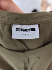 Vorschaubild 3 von Damen Top Gr. 40/L Grün Casual mit Raffung Cropped