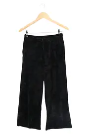 Vorschaubild 1 von Damen Hosenrock Gr. 34/XS Schwarz Samt Culotte Elegant