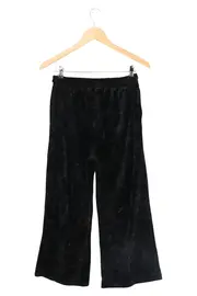 Vorschaubild 2 von Damen Hosenrock Gr. 34/XS Schwarz Samt Culotte Elegant